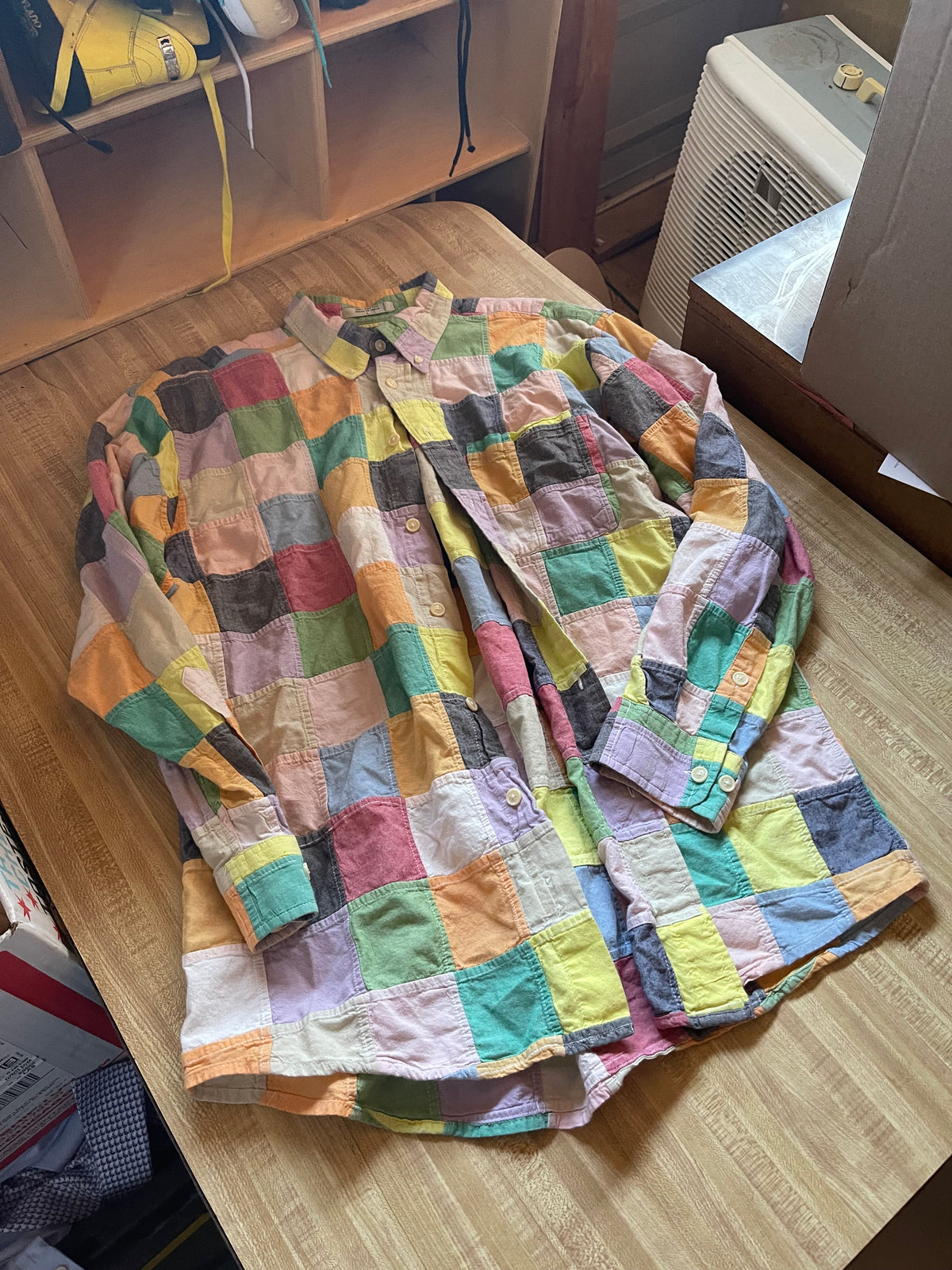 Patchwork Orvis Shirt Large
