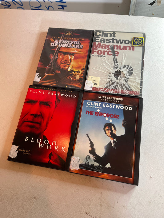 Clint Eastwood dvd lot