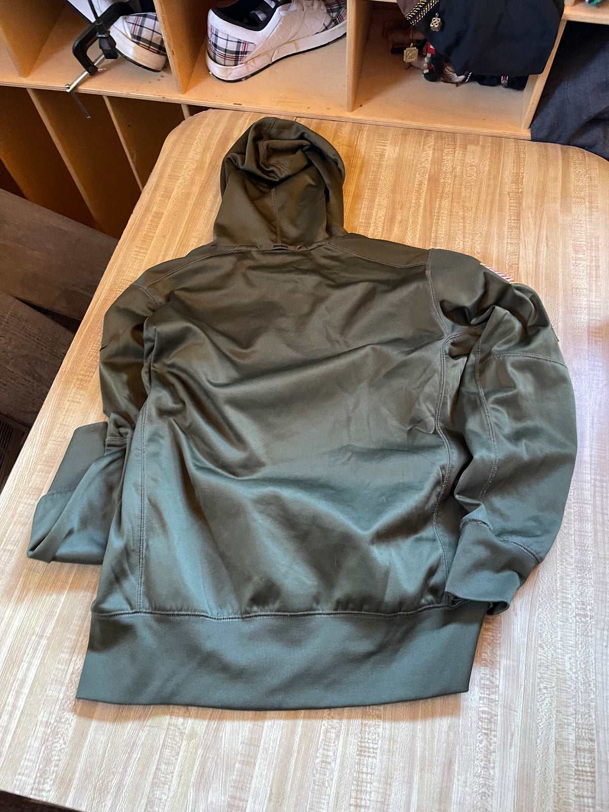 Nike on field salute to the troops Steelers hoodie small