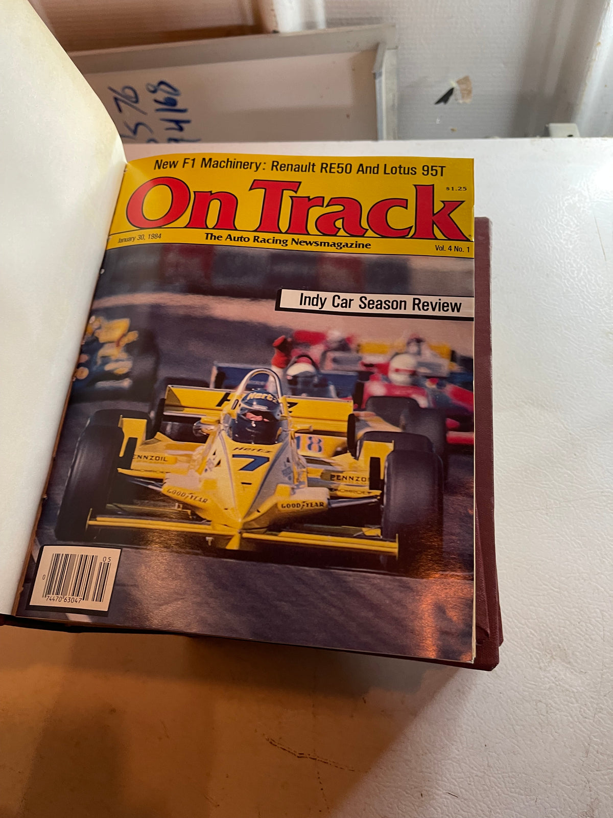 Rare HTF on track Indy Racing book lot
