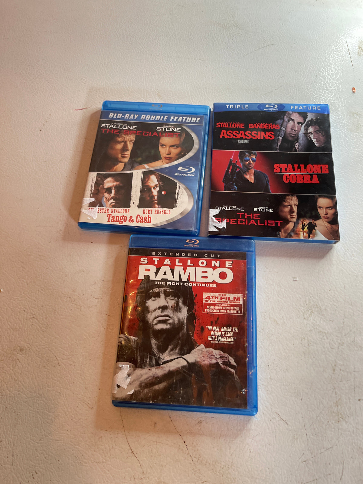 Stallone Blu-ray lot
