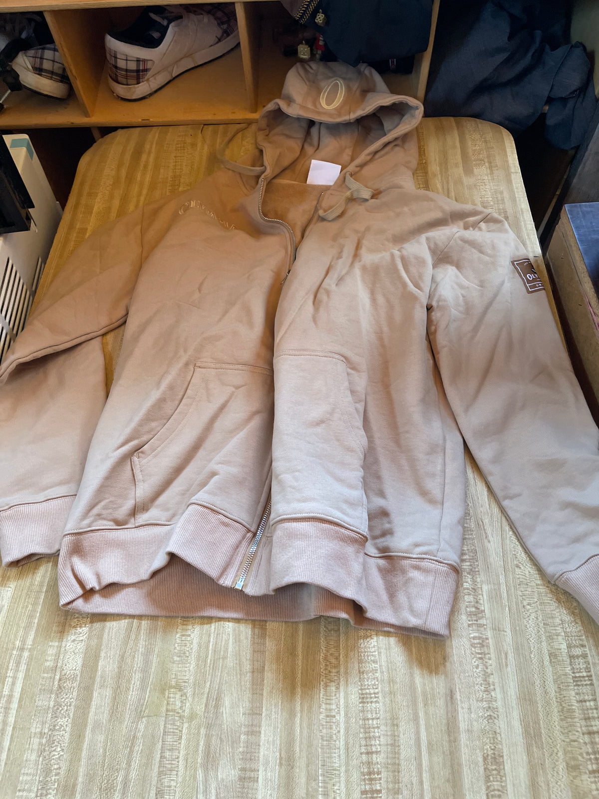 Olympia full zip hoodie Large