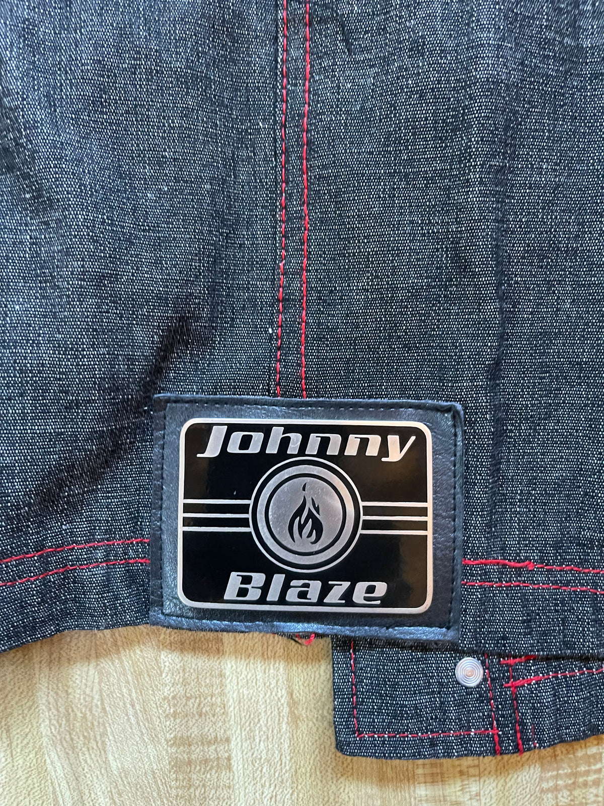 Vintage Johnny Blaze Denim Vest xxl