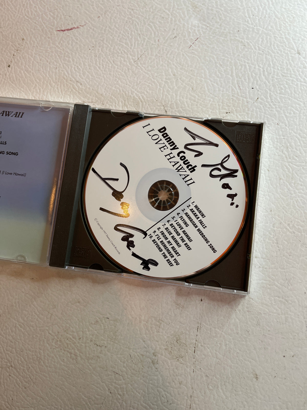 Danny couch I love Hawaii autographed cd