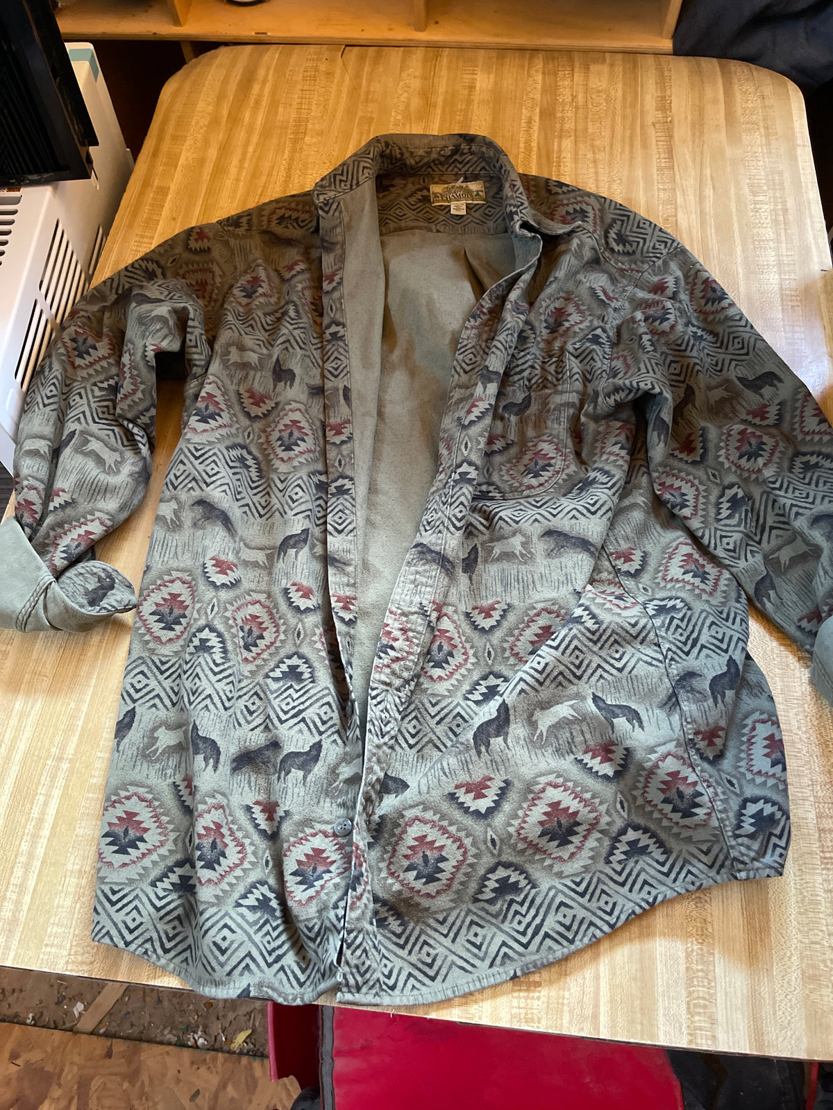 Cabelas chamois button up Large