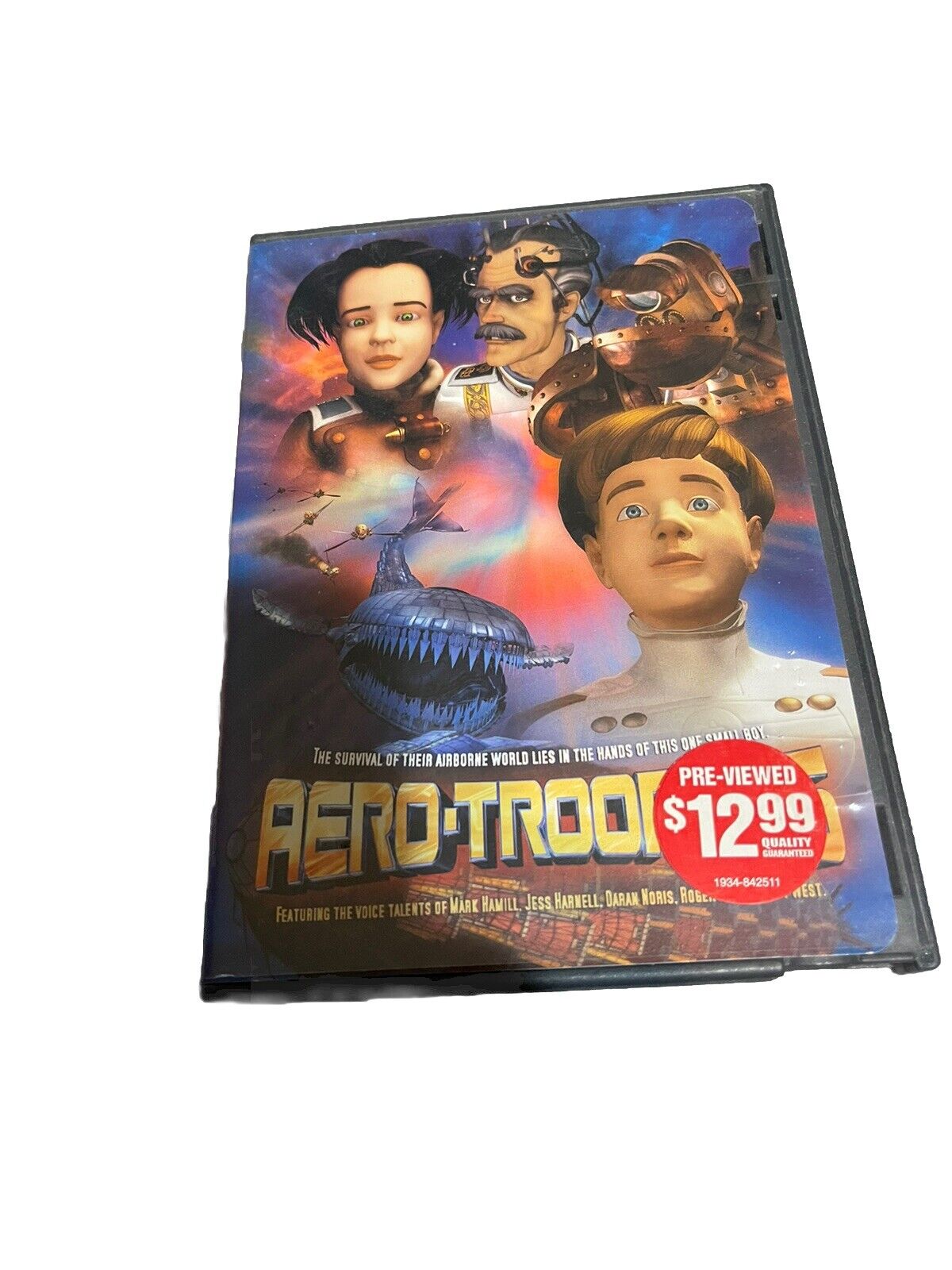 Aero-Troopers DVD for sale with animated characters and price tag from 1118 Emporium
