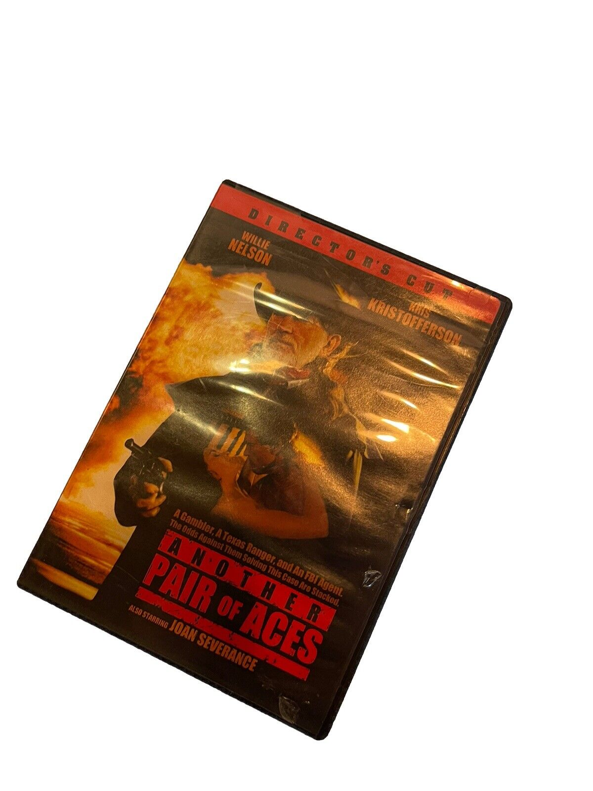 Another Pair of Aces DVD Director's Cut featuring action-packed cover art with a cowboy holding a gun