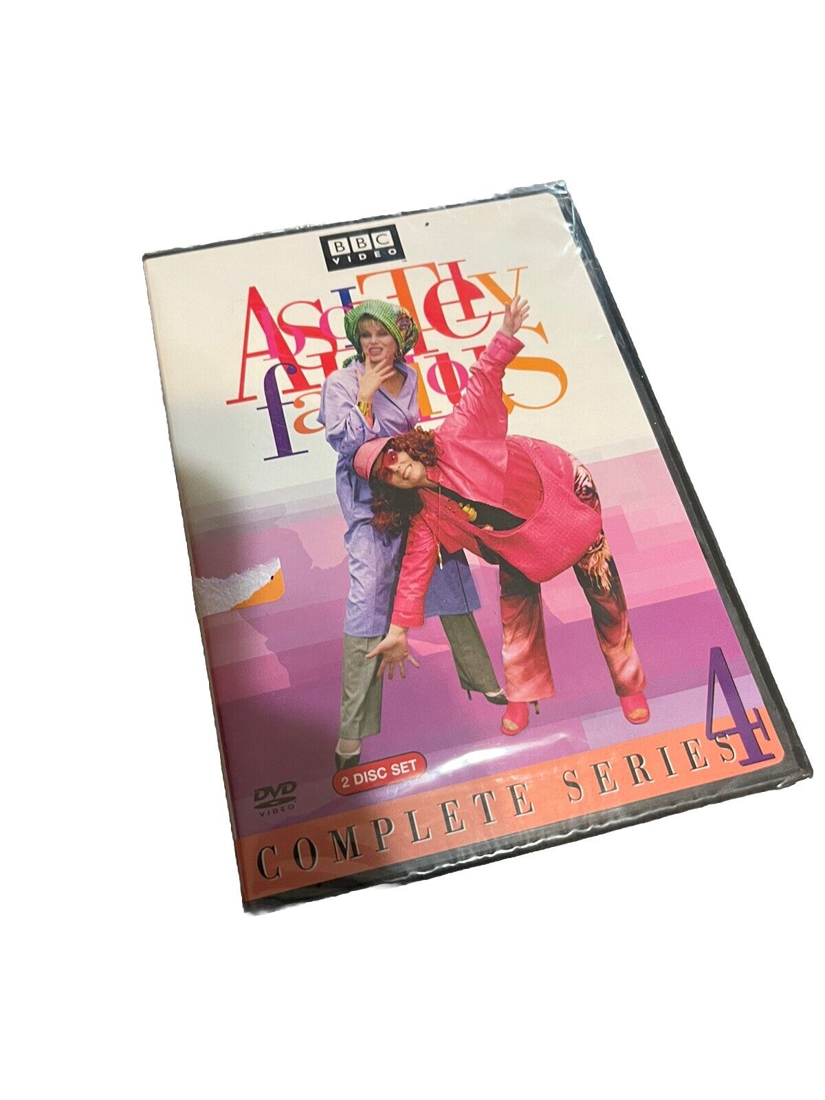Absolutely Fabulous Series 4 DVD complete series box set featuring two female characters on the cover