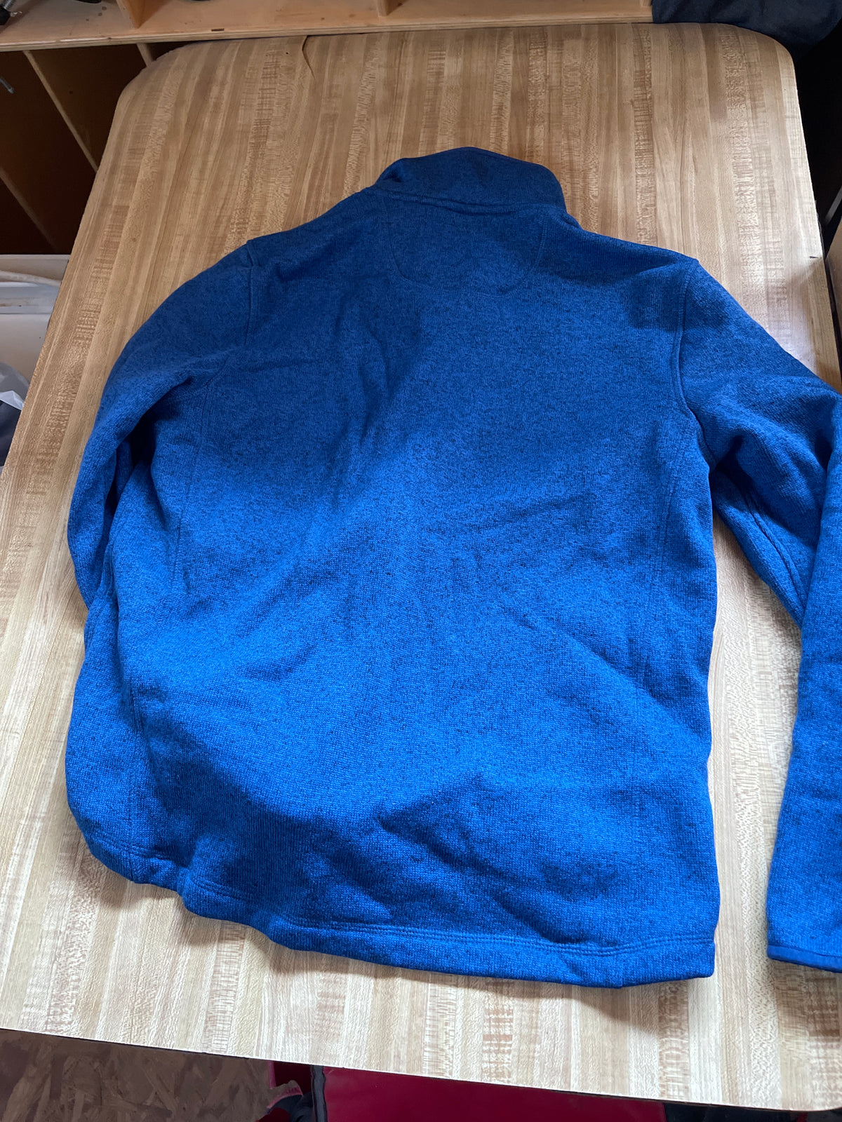 LL bean full zip sweater large