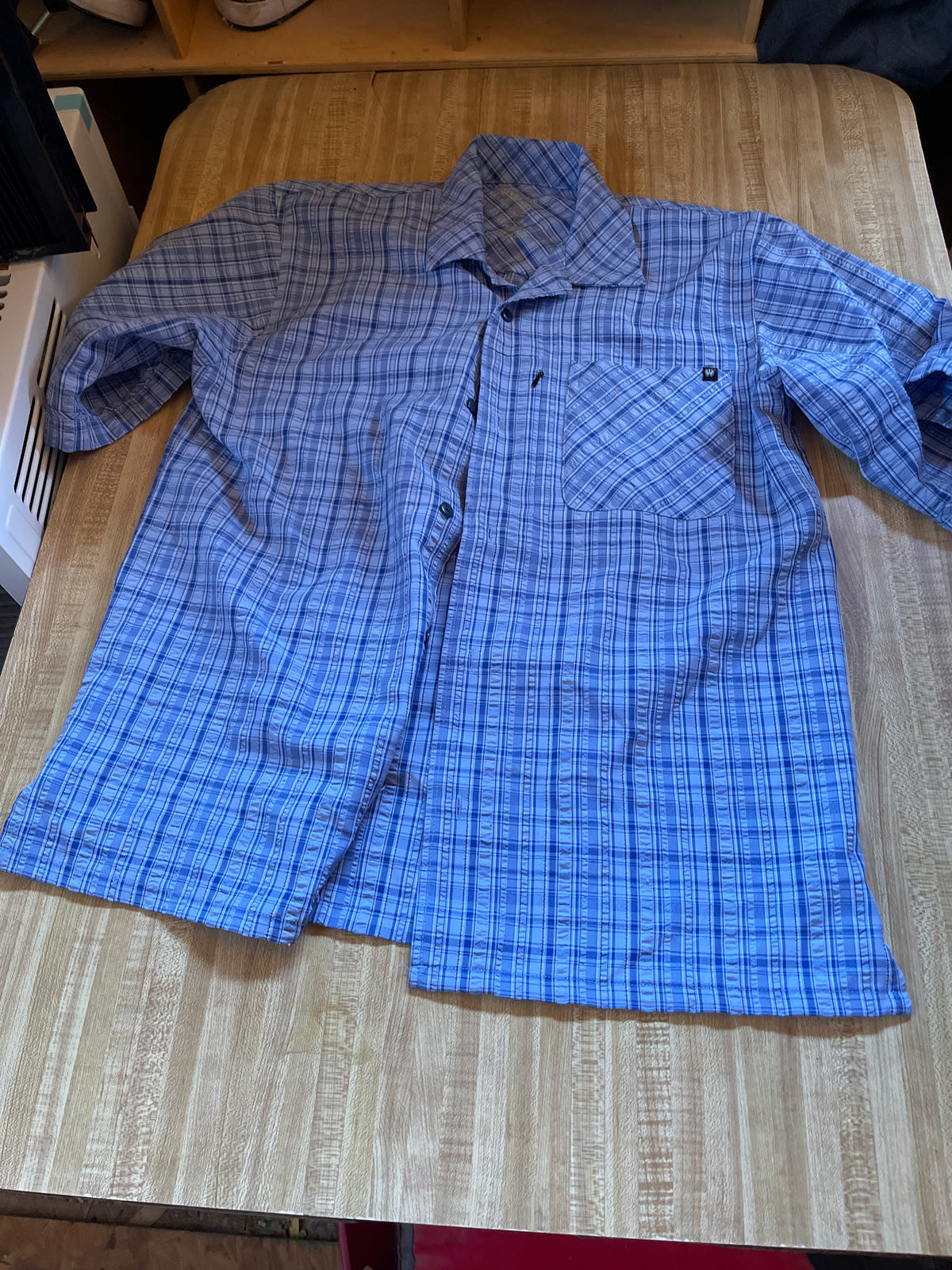 Blackhawk button up medium