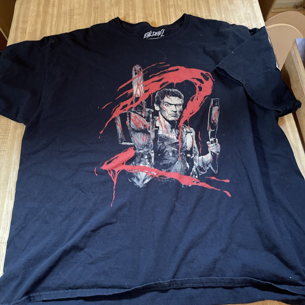 1118 Emporium horror movie graphic tee 3XL in black with red and white character design on front