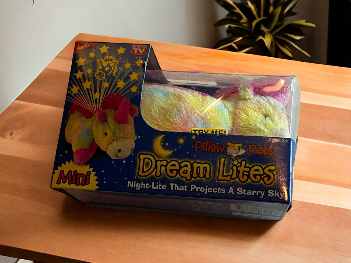 1118 Emporium unicorn night light plush Dream Lites pillow pet that projects starry sky