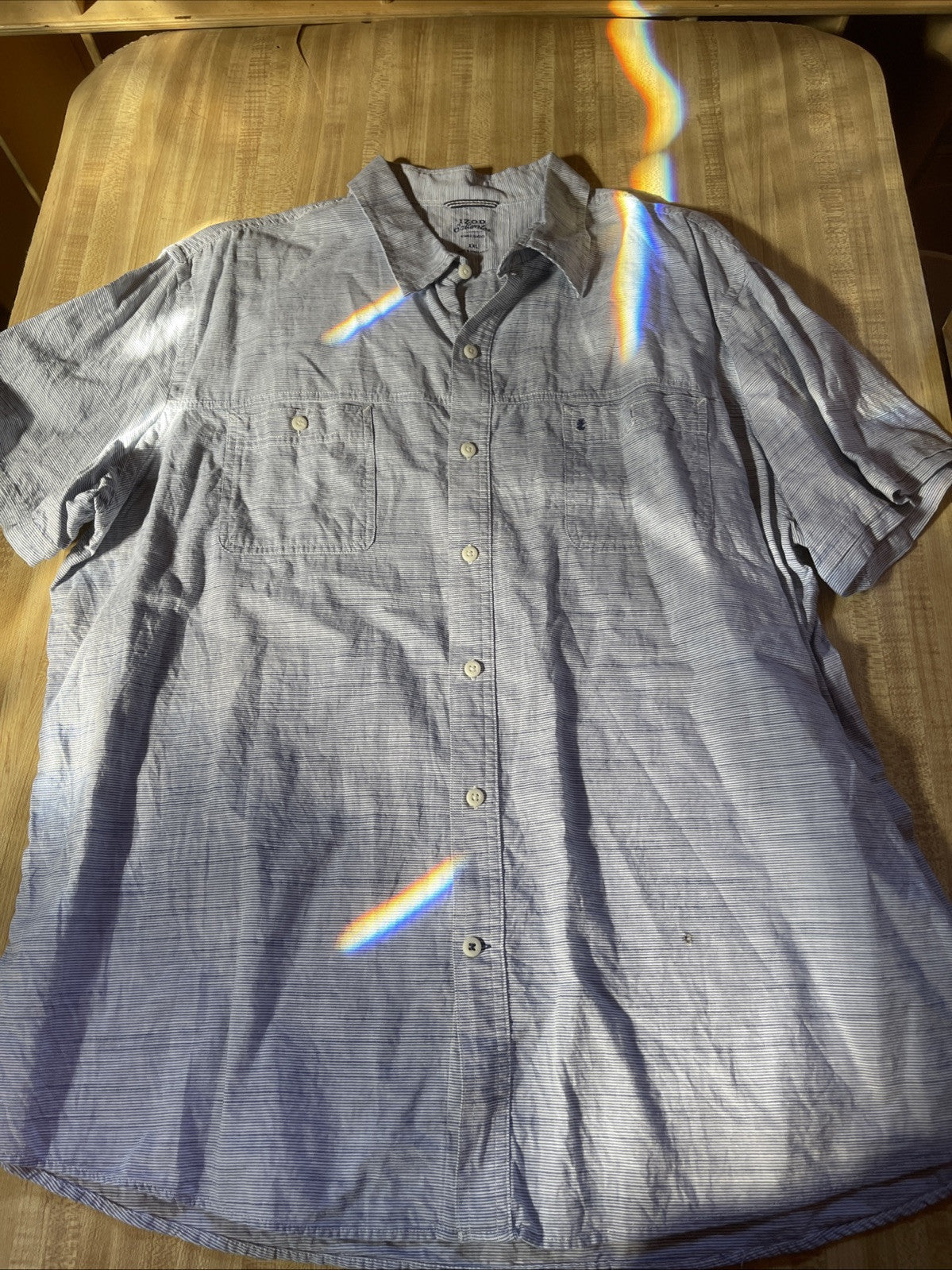 Izod Saltwater Shirt XXL Has Hole