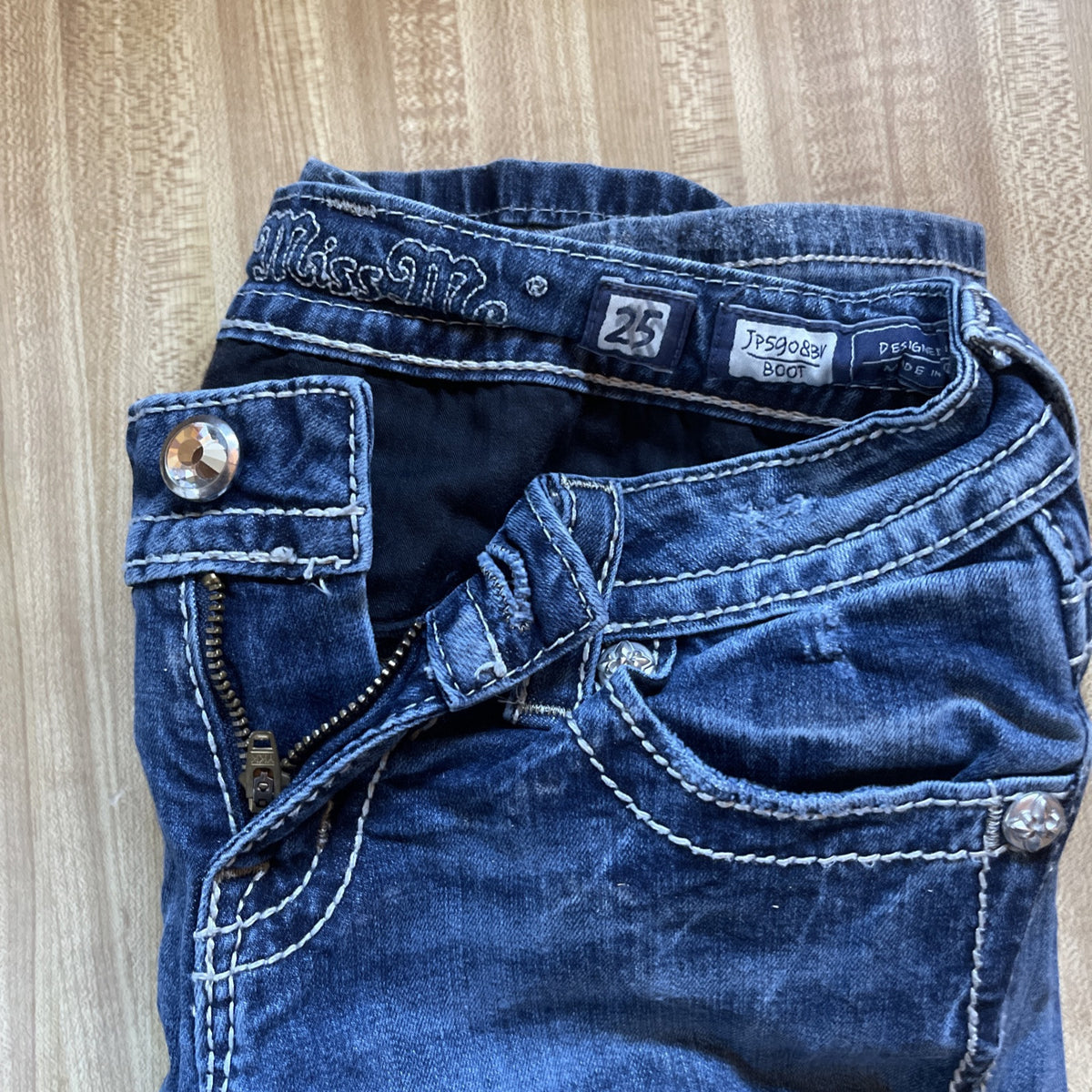 miss me bootcut jeans size 25