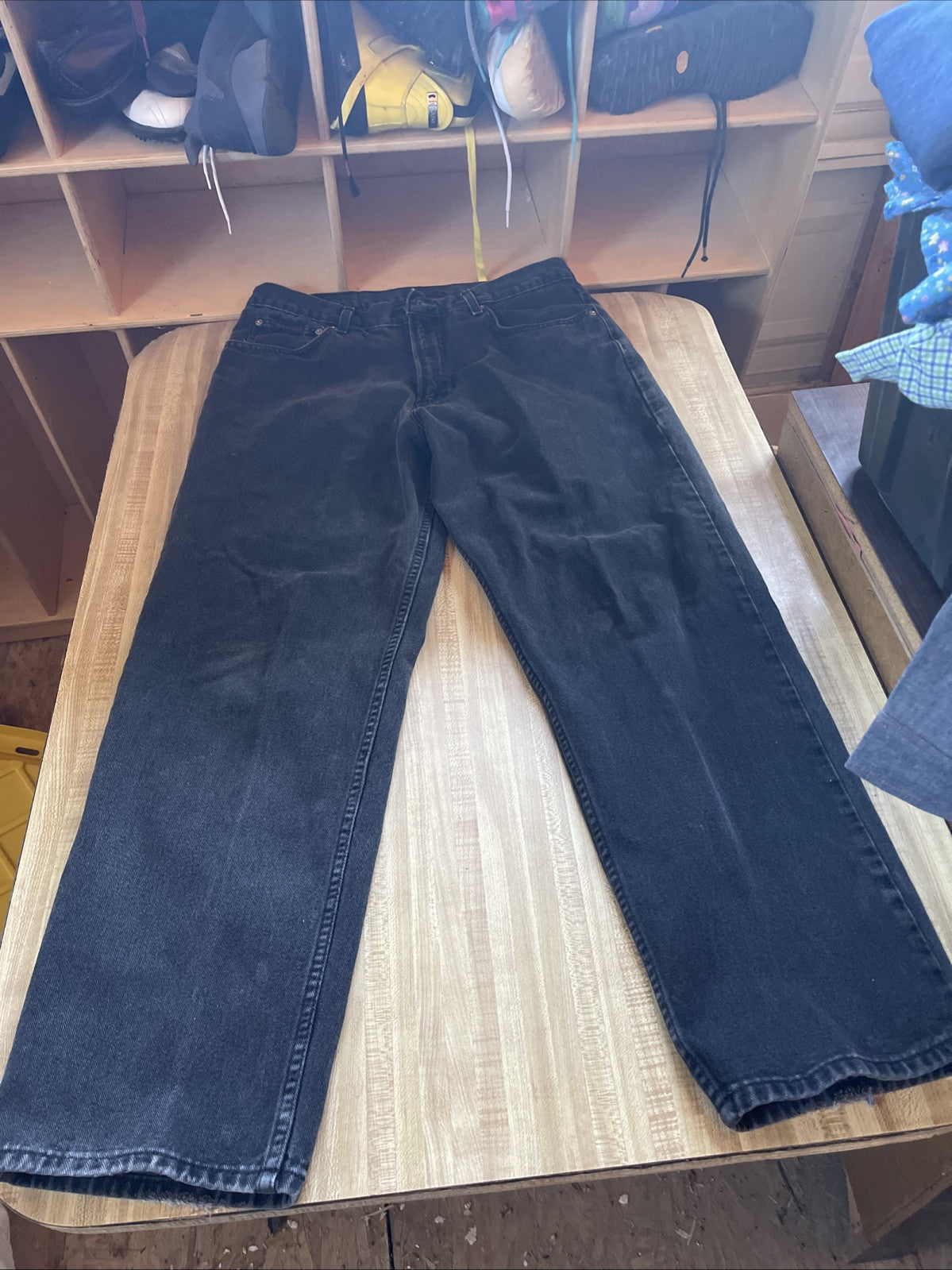 Vintage Tommy Jeans Made In USA Wide Leg 36x32