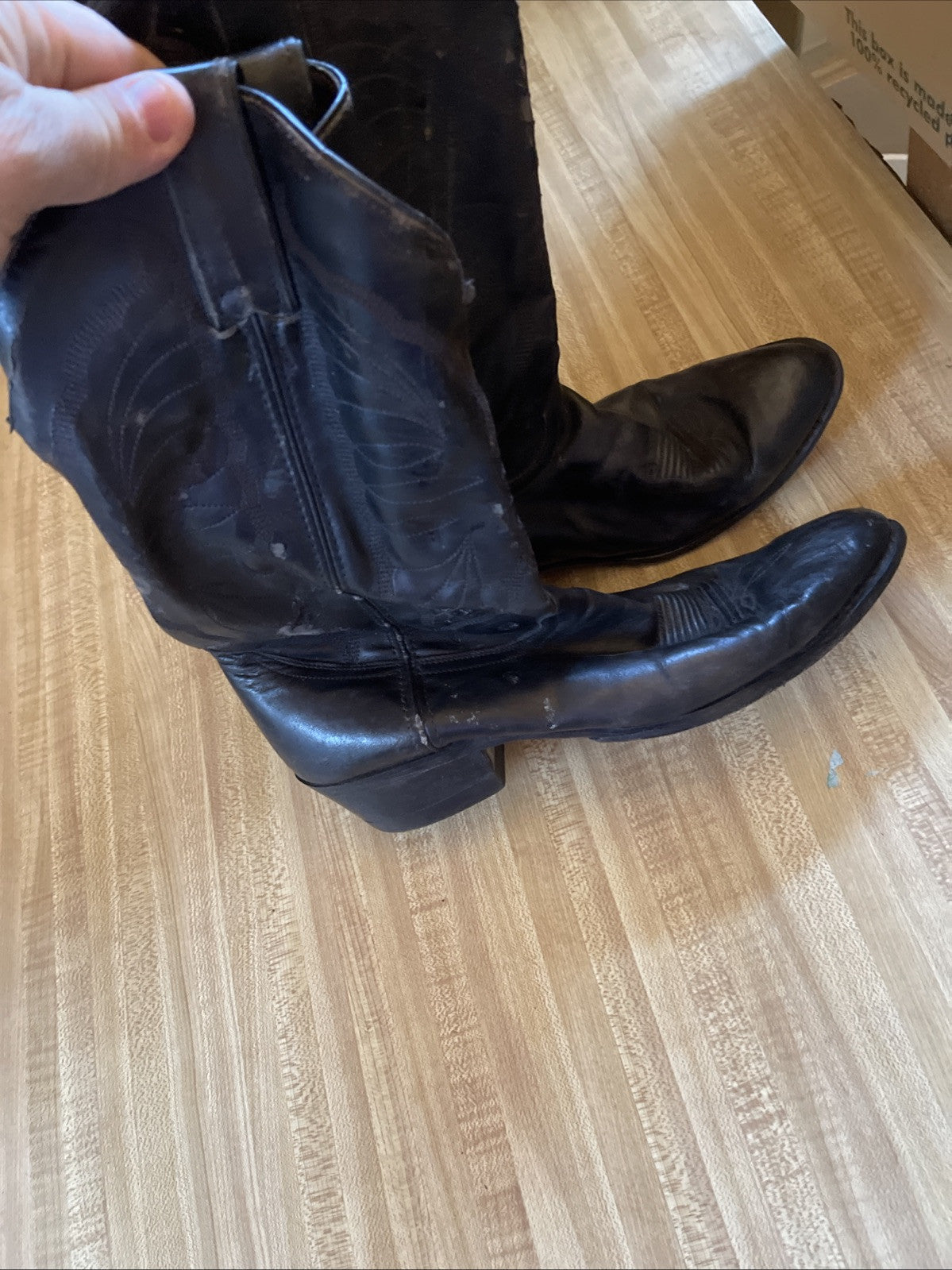 Beater Nocona Cowboy Boots 11