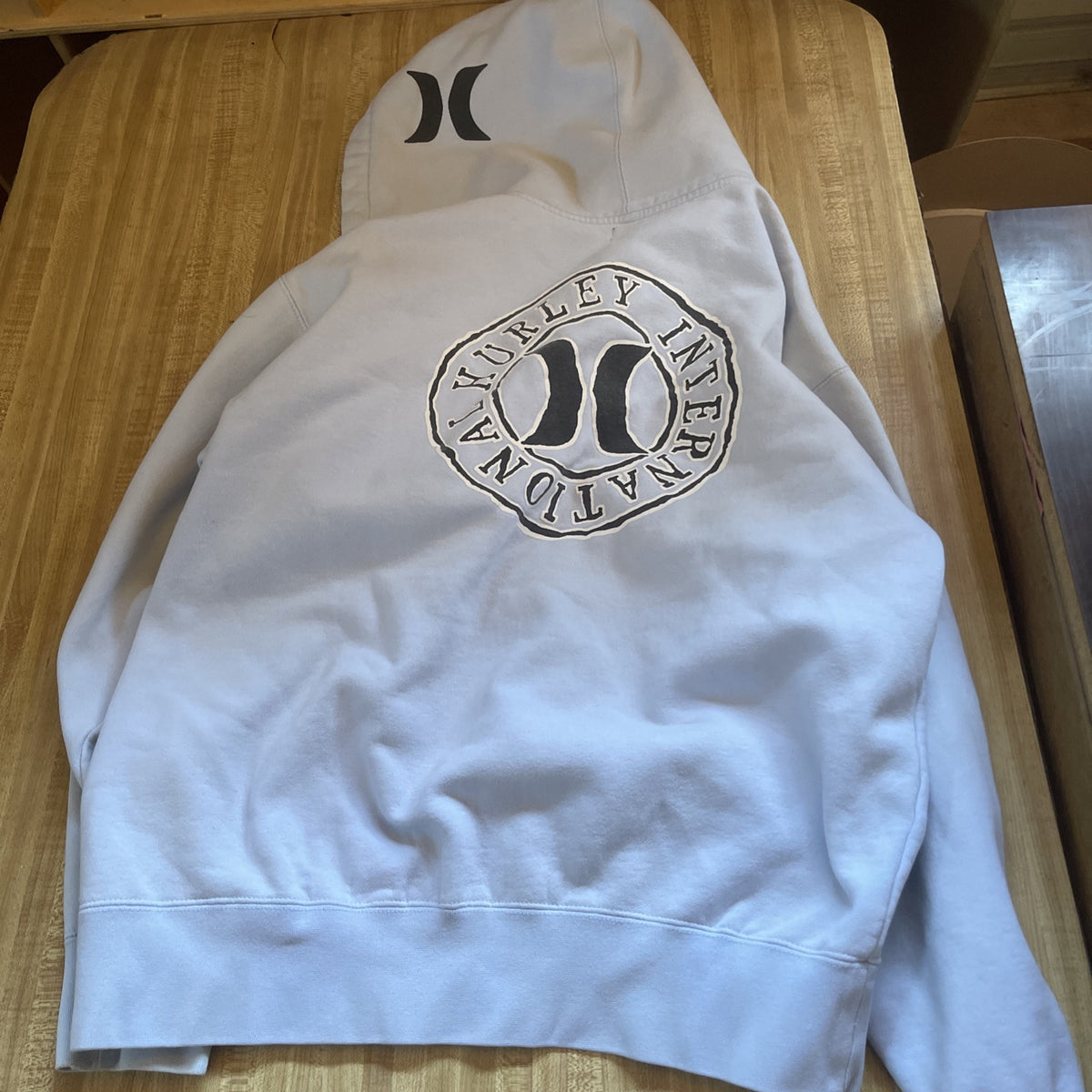 hurley full zip hoodie Medium