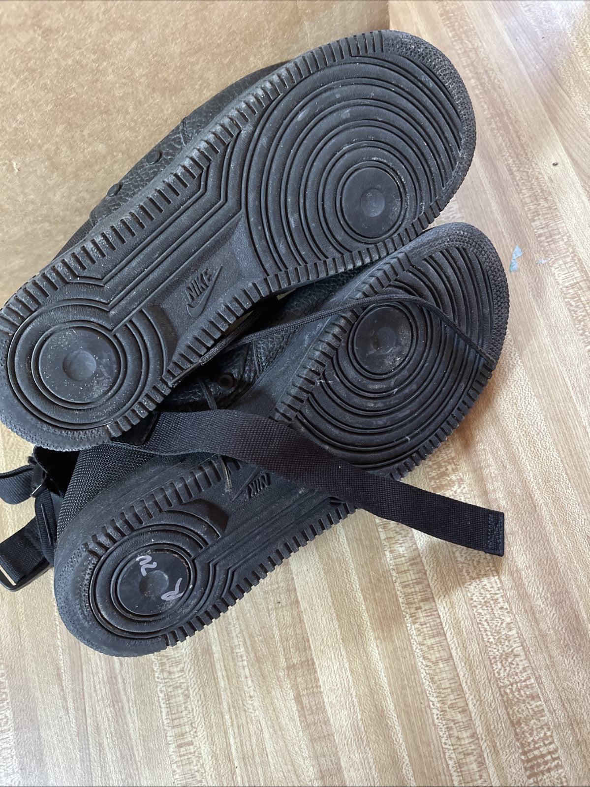 Nike AF1 Urban Utility Footwear Triple Black Size 12