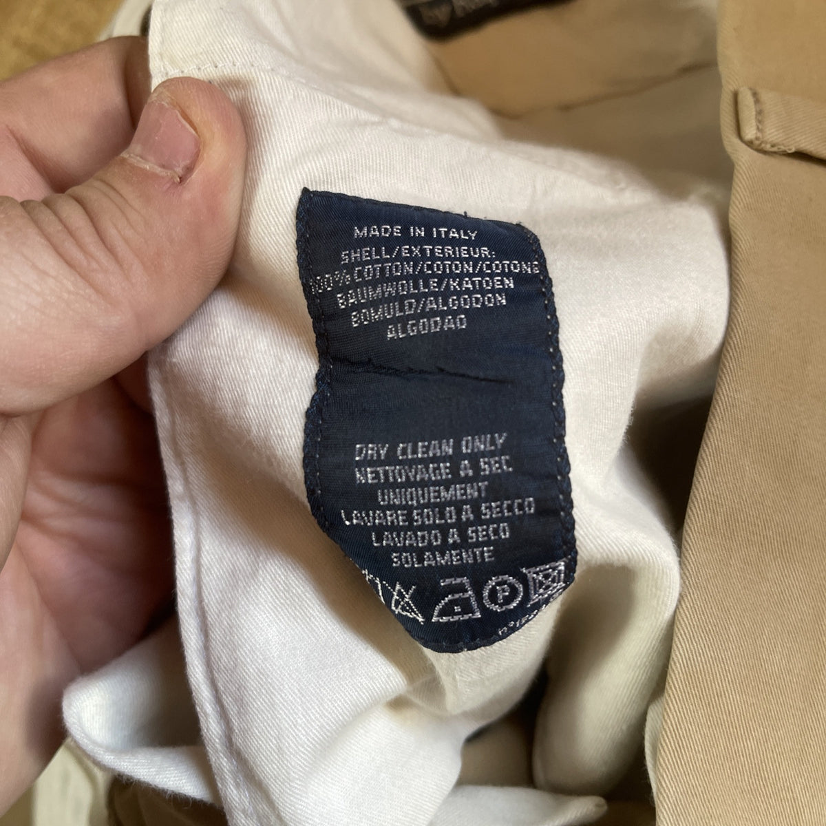 Polo Ralph Lauren Pants 31x32 Made In Italy See Pictures