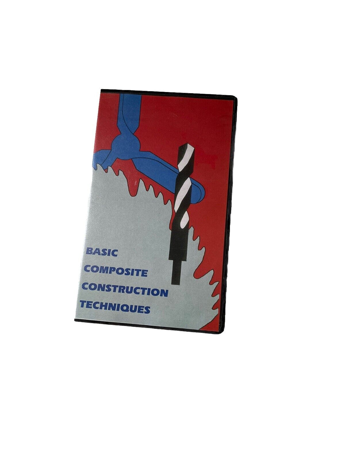 Basic composite techniques video by 1118 Emporium with drill and saw blade graphic on cover