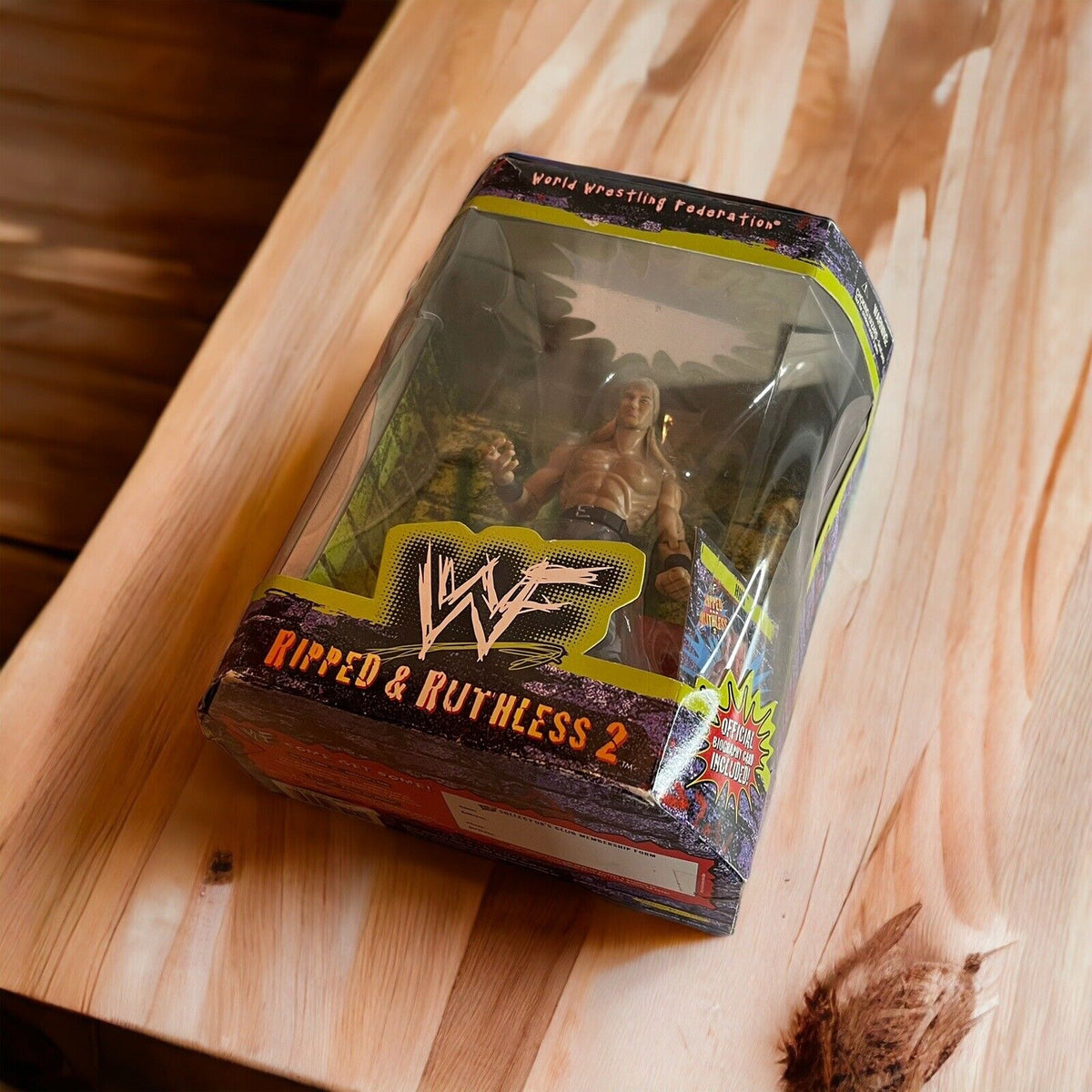 1998 WWF Triple H action figure in original WWF Ripped and Ruthless 2 packaging by 1118 Emporium